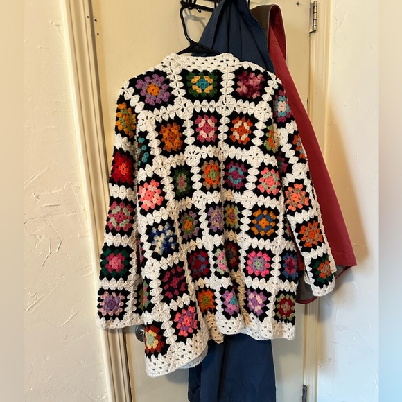 Handmade Granny Square Cardigan - Picture 3 of 5